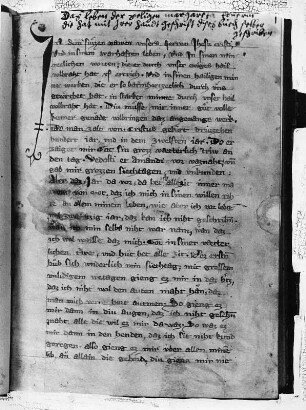 Offenbahrung der Margareta Ebner : Offenbahrung der Margareta Ebner. Handschrfit (1301/1400). Einzelseite. Mödingen, ehem. Dominikanerinnenkloster Maria Mödingen