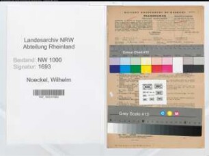 Entnazifizierung Wilhelm Noeckel, geb. 07.02.1891 (Regierungsbeamter)