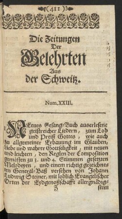 Num. XXIII.