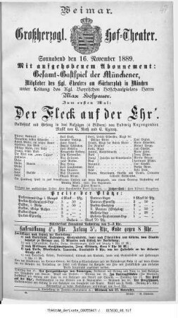 Der Fleck auf der Ehr'