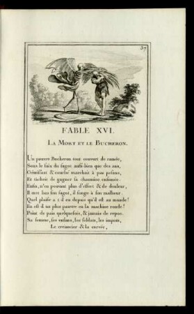 Fable XVI. La Mort Et Le Bucheron.