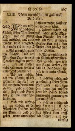 XXIII. Vom menschlichen Fall und Verderben