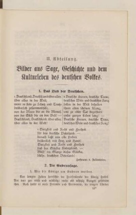II. Abteilung