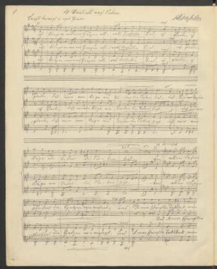 Verliebt nach Noten; Coro femminile; G-Dur