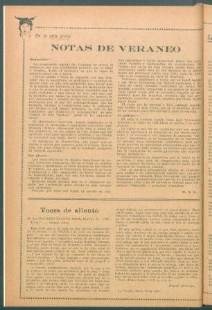 De la otra orilla : Notas de veraneo
