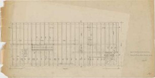 Döllgast, Hans; Englschalking; Schreinerei Benedikt Schabacker, Vollmannstraße 53/55 - Balkenlage über EG (Grundriss)