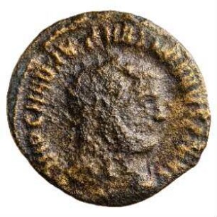 Münze, Follis (Follaro), 297 n. Chr.