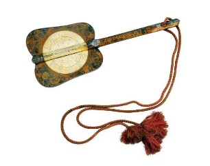 Kommandofächer (gumbai uchiwa) mit Futteral