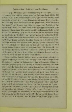 Zehntes Kapitel. Geschichte von Karthago *)