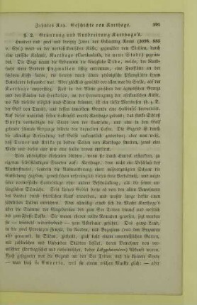 Zehntes Kapitel. Geschichte von Karthago *)
