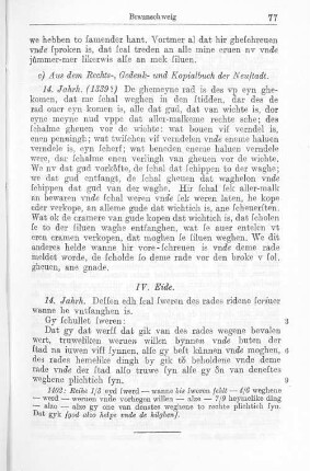 IV. Eide