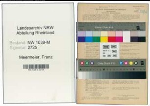 Entnazifizierung Franz Meermeier , geb. 16.10.1889 (Lehrer)