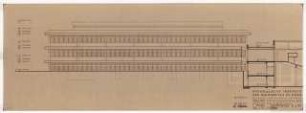 Physikalische Institute der Universität Köln: 1. Physik Südostansicht, 1:100