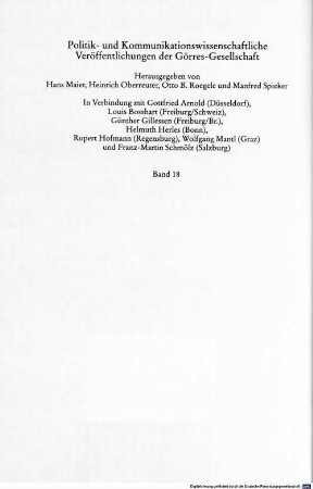 Karl Jaspers und die Bundesrepublik Deutschland : politische Gedanken eines Philosophen