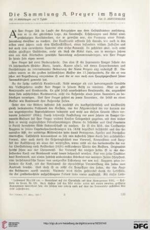 15: Die Sammlung A. Preyer im Haag