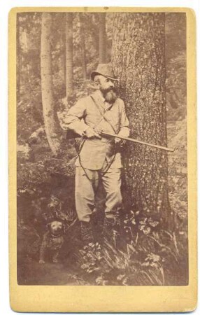 Fürst Woldemar auf der Jagd. Teutoburger Wald. Geschenk von Herrn Hibbeln, 15. August 2013