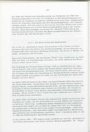 4. 6. 1 Die Entwicklung des Bankwesens