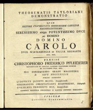 Theorematis Tayloriani Demonstratio