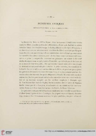 Peintures antiques découvertes à la Farnésine