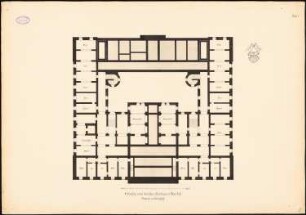 Ständehaus, Düsseldorf: Grundriss UG