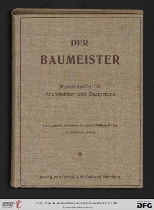 9: Baumeister: das Architektur-Magazin