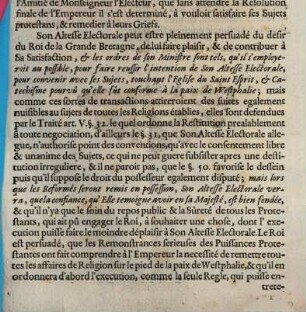Mémoire de Mr. de Haldane, Ministre de Sa Majesté de la Grande Bretagne à la Cour Electorale Palatine : Heydelberg le 12. Fevrier 1720