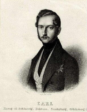 Bildnis von Carl (1813-1878), Herzog von Schleswig-Holstein-Sonderburg-Glücksburg