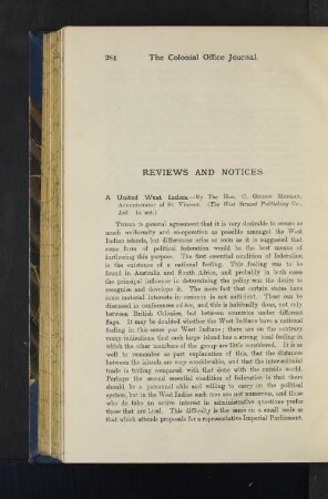 Reviews and Notices