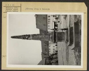 Postsäule in Wittichenau : Póstowy stołp w Kulowje