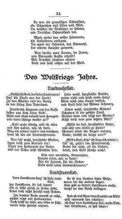 Des Weltkriegs Jahre