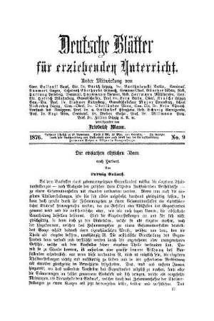 Die einfachen ethischen Ideen : nach Herbart
