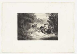 Italienische Frauen, Tafel 28 aus: "Les artistes contemporains", Band 2, Paris 1848