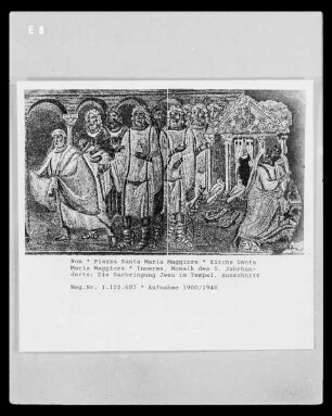 Geburt und Kindheit Jesu — Die Darbringung Christi