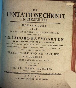 De tentatione Christi in deserto