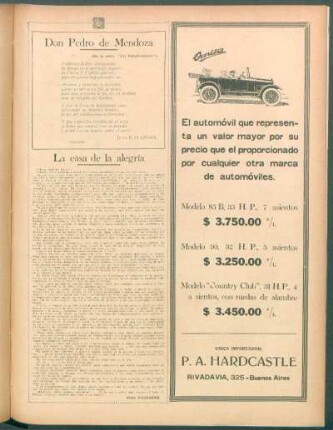 Don Pedro de Mendoza : (De la serie: "Los Conquistadores")