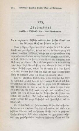 364-369 Hirtenbrief deutscher Bischöfe über das Vaticanum
