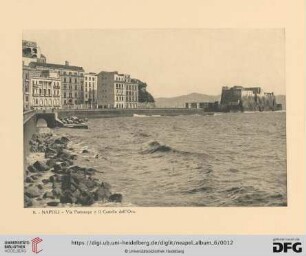 8.- Napoli - Via Partenope e il Castello dell'Ovo