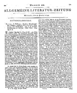 Berlinisches Sonntagsblatt. Berlin 1793