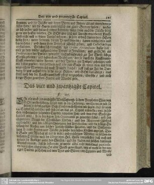 Das vier und zwantzigste Capitel