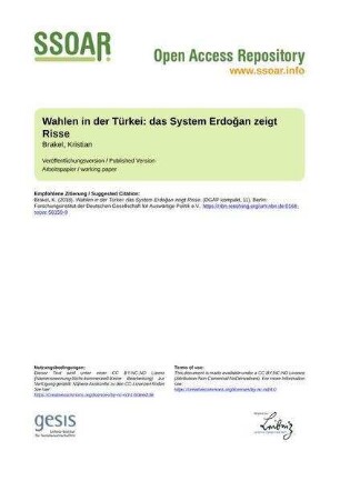 Wahlen in der Türkei: das System Erdoğan zeigt Risse