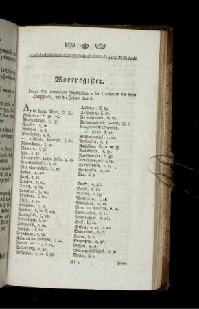 Wortregister