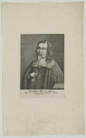 Bildnis des Georg Büttner