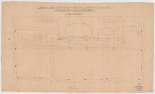Thiersch, Friedrich von; München; Haus für Handel und Gewerbe - Heizung, Ventilation (Grundriss EG)