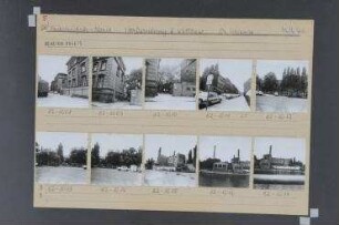 Straßenansichten. Berlin, Mitte, Clara-Zetkin-Straße (ab 1995 Dorotheenstraße)/Bunsenstraße/Reichstagufer