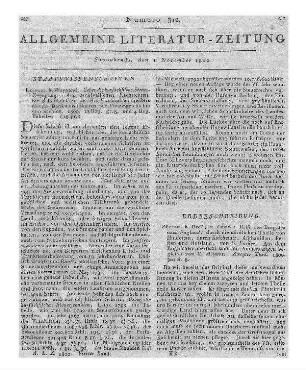 [Eichhoff, F. A.]: Ueber die chursächsische Steuer-Verfassung. Leipzig: Weygand 1800