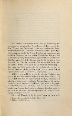 Zur Lehre von der hyalinen  Degeneration der glatten Muskelfasern : Mit e. Taf.