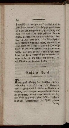 Sechster Brief. - Zehnter Brief.