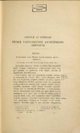 Materials for the history of Thomas Becket, archbishop of Canterbury : (canonized by Pope Alexander III., A.D. 1173), 7. Epistles, DXXXI. - DCCCVIII.