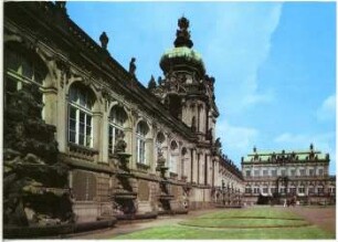 Dresden. Zwingerhof und Kronentor