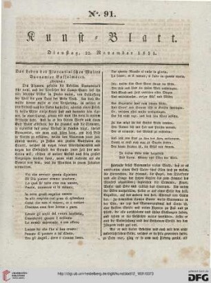 Nr. 91-100 (22. November – 22. December 1831)